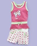 Nannette Baby Girl Summer Shorts Set