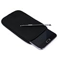 Soft Neopren Tasche (Etui) f�r Samsung Galaxy Note N7000 i9220 / Note 2 N7100 - schwarz