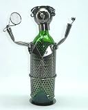Three Star ZB600 Wine Bottle Holder - Tennis Player