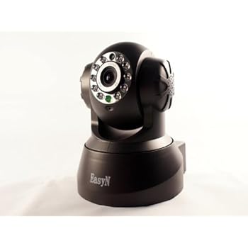 iClever®Caméra IP de surveillance EasyN F-Series 640X480 (FS-613A-M136)sans fil Wi-Fi de sécurité WLAN/LAN Pan / Tilt microphone intégré avec alarme par courrier électronique,Système d'exploitation: Windows 2000/Windows XP / Windows 7 et Apple MAC- noir iClever®Caméra IP de surveillance EasyN F-Series 640X480 (FS-613A-M136)sans fil Wi-Fi de sécurité WLAN/LAN Pan / Tilt microphone intégré avec alarme par courrier électronique,Système d'exploitation: Windows 2000/Windows XP / Windows 7 et Apple MAC- noir