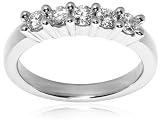 14k White or Yellow Gold 5-Stone Diamond Ring (1/2 cttw, H Color, SI2 Clarity)