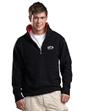 NCAA Boston University Kashwere U Unisex Half Zip Pullover with Contrasting Collar