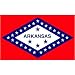 Arkansas Flag 2ft x 3ft Nylon
