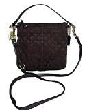 Coach Brooke Brown Op Art Signature Crossbody Swinpack Handbag 43107