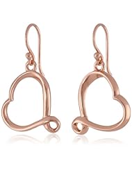 Sterling Silver Heart Drop Earrings