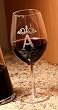 Set of 4 16oz Etched Monogram Wine Glasses Set of 4 16oz Etched Monogram Wine Glasses