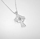 069. Silver Cut Out Celtic Cross Pendant
