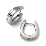 Silver Earrings, Sterling Silver Hoops, ByJoy, JAE21