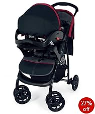 Atlan travel system package - Vermillion