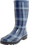 Sporto Women's Roma Boot,Blue Jean Plaid,10 B US
