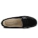 SUNROLAN Rebacca Women's Suede Leather Driving Moccasins Slip-On Penny Loafers Boat Shoes Flats