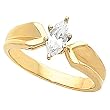 14K Yellow Gold Diamond Solitaire Engagement Ring - 0.50 Ct.