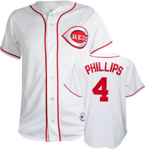 Brandon Phillips Jerseys: Cincinnati Reds Adult Home #4