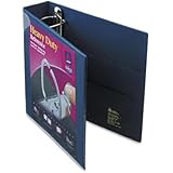 Avery Nonstick Heavy-Duty EZD Reference View 2 Inch Navy Blue Binder (79802)