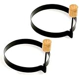Norpro Nonstick Round Pancake Egg Rings, Set of 2