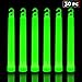 30 Pack Glow Sticks Bulk â€“ Glow in The Dark Party Supplies - Waterproof and Non Toxic Neon Party Light Sticks for Kids and Adults (Green, 30 Pack)