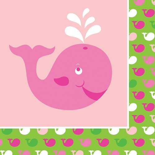 Ocean Preppy Girl Luncheon Napkins