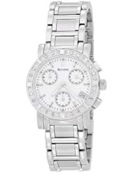 Bulova 96R19 Womens Diamond Chronograph Watch