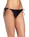 Jessica Simpson Women's Ring String Bikini With Back Shirring