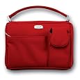 Microfiber Red with Exterior Pockets, LG Bible Cover