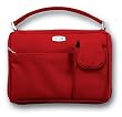 Microfiber Red with Exterior Pockets, LG Bible Cover