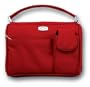 Microfiber Red with Exterior Pockets, LG Bible Cover