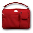 Click here to buy Microfiber Red with Exterior Pockets, LG Bible Cover by Zondervan Publishing.