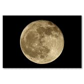 月のポストカード 満月　MOON POST CARD