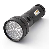 LEDwholesalers 395 nM 51 UV Ultraviolet LED flashlight Blacklight 3 AA, 7202UV395 by LEDwholesalers