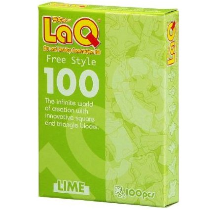 Original Laq Puzzle Play Set Free Style 100 Lime Pc -Affordable Gift for your Little One! Item #DLAQ-000484
