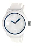 Kenneth Cole Reaction Men039s RK1243 Triple White Blue Details Watch on sale