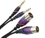 Monster Cable M DJ-CMX-2M Monster DJ Cables 2 meter pair XLR Male to TRS