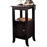 Dolce Dark Walnut Telephone Table by Furio