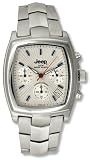 Jeep Gents JP66/A Chronograph Stainless Steel Bracelet Watch with Silver Dial