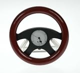 Small Steering Wheel Clock, Dia 6.5cm, Dark,