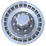 48 Series 16 Silver With Chrome Band/Center ABS Plastic Universal Replacement Ford Truck and Van Wheelcovers