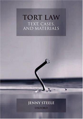 City Travel Guides Discounted  Search : Tort Law: Text, Cases, and Materials