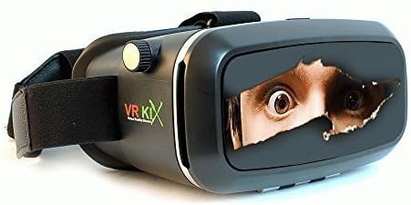Changing Image Front Panel VRKIX 3D Glasses VR Headset for 360 Viewing Using Your Smartphone
