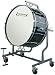 Ludwig LE-CB Bass Drum with LE-788 All-Terrain Stand, Black 16x36 Inch