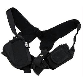 Uncle Mike's Off-Duty and Concealment Pro-Pak Kodra Nylon Horizontal Shoulder Holster (Size 36, Black) by Hygiene Items