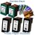 HP 96/97 Combo Set- 3 LD Remanufactured HP 96/C8767WN and 2 Reman HP 97/C9363WN & Free 20 Pack of LD Brand 4x6 Photo Paper