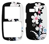 Samsung Freeform R350 Black and White Flowers Hard Case/Cover/Faceplate/Sna ....