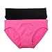 Fruit of the Loom Big Girls' Seamless Bikini Brief, Neon Pink/Black, X-Large(Pack of 2)