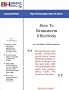 How To Brainstorm Effectively -- Promoting Creative Thinking