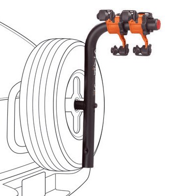 Saris B.A.T. Rack, Spare Tire Mount 999S 2-Bike/Ski
