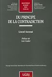 Du principe de la contradiction