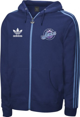 Utah Jazz NBA Series -Fitted- Full Zip Hooded Sweatshirt