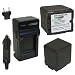 Wasabi Power Battery and Charger Kit for Panasonic VW-VBG260, VW-VBG260K, VW-VBG260E, VW-VBG260E-K, VW-VBG260PP, VW-VBG260PPK, HDC-HS250, HDC-HS300, HDC-HS700, HDC-SD600, HDC-SD700, HDC-SDT750, HDC-TM300, HDC-TM700, SDR-H80