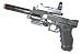 G17 Style Spring Air Pistol with Laser Site, Fake Silencer and Mock Scope