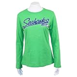 Seattle Seahawks Women's Sport Long Sleeve NFL T-Shirt - Green - Large